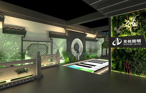 靈創(chuàng)展廳效果圖